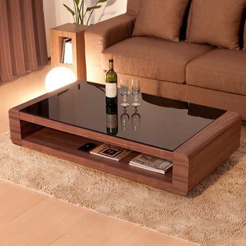 wooden under space type and centre table