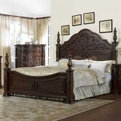 Rectangular Polished Antique Bed