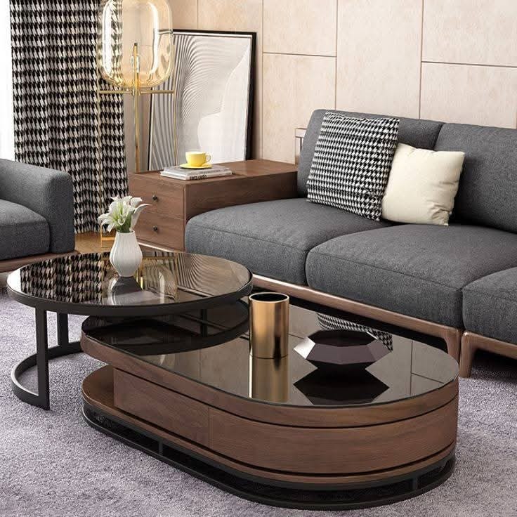 wooden Double type centre table