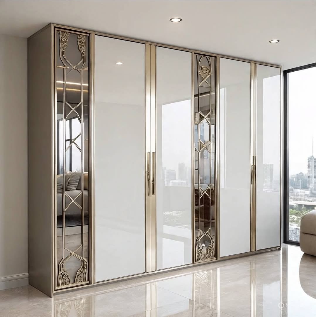 Aura display panel wardrobe