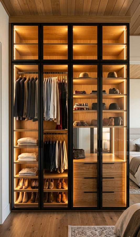 light wall fit sliding wardrobe