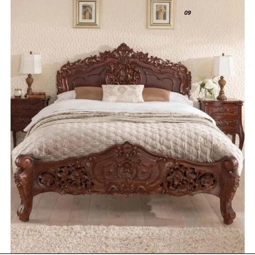 Wooden Polished Bed